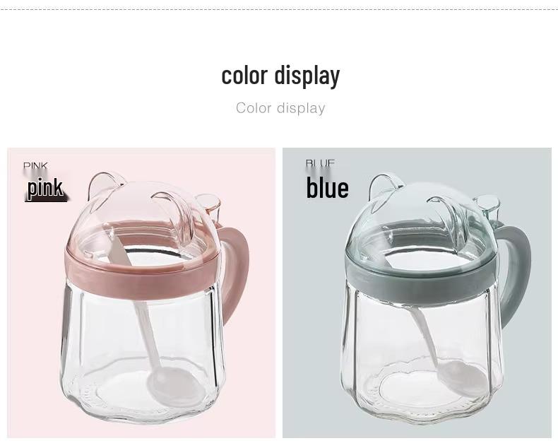 Gewürzglas-Set für die Küche: Glas Gewürzbehälter für Salz, Zucker, MSG