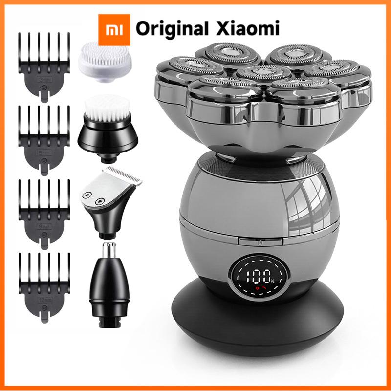 Xiaomi IPX7 Waterproof USB Rechargeable Mens Electric Shaver Set Multifunction Digital Face & Body Shaver Portable Grooming Tool