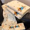 Quick Dry Coral Fleece Bath Towel Cartoon Puppy Hair Drying Towel Household Pool Towel  Bathroom