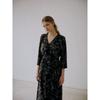 Venus 25aw Linedrawing Flower Pattern Long Gown Set Ogn5955ofs5955 