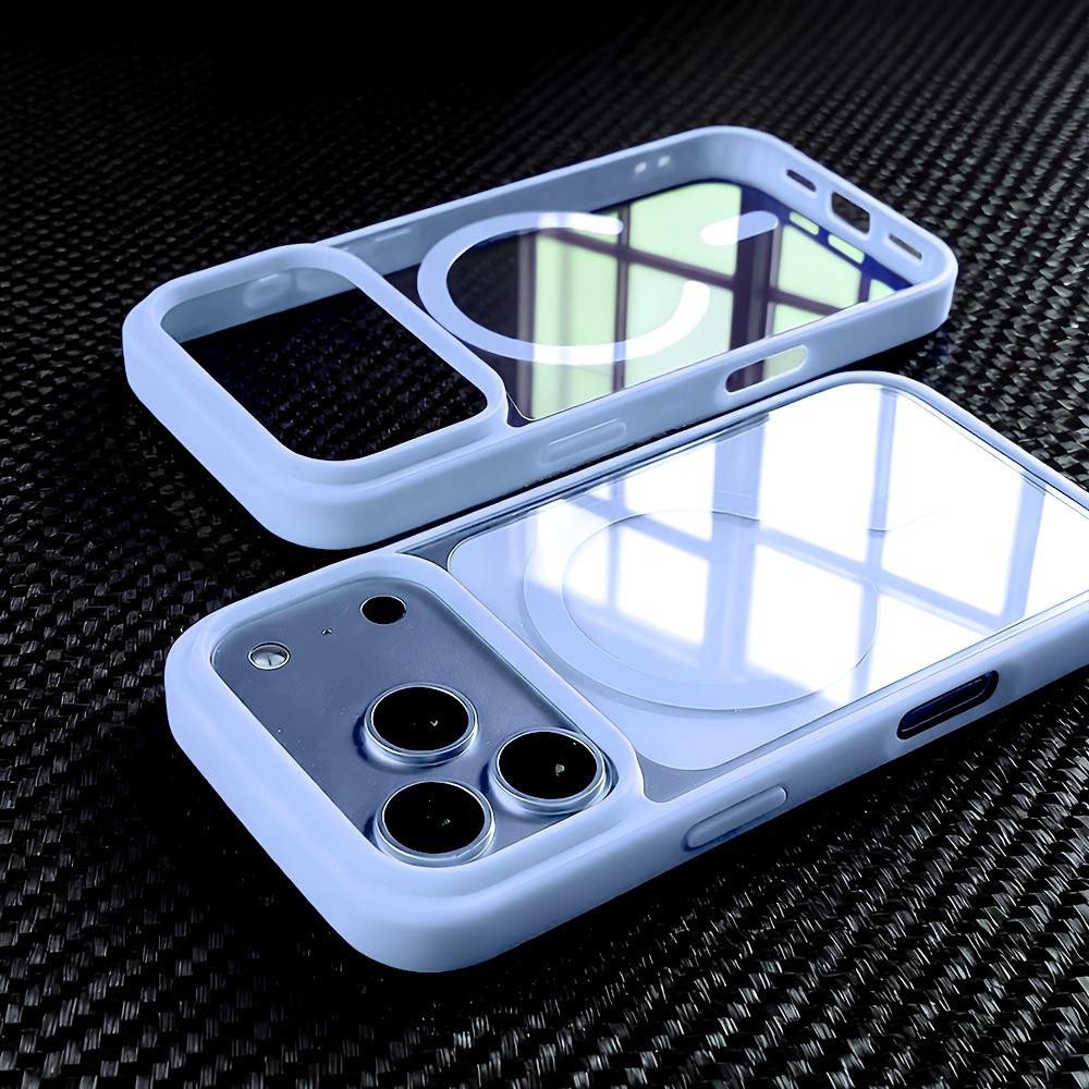 

Transparent For Magsafe Magnetic Case For iPhone 17 16 13 14 15 Pro Max Fashion Phone Cases For iPhone17 16 Pro Max Clear Cover iPhone17 Pro Max