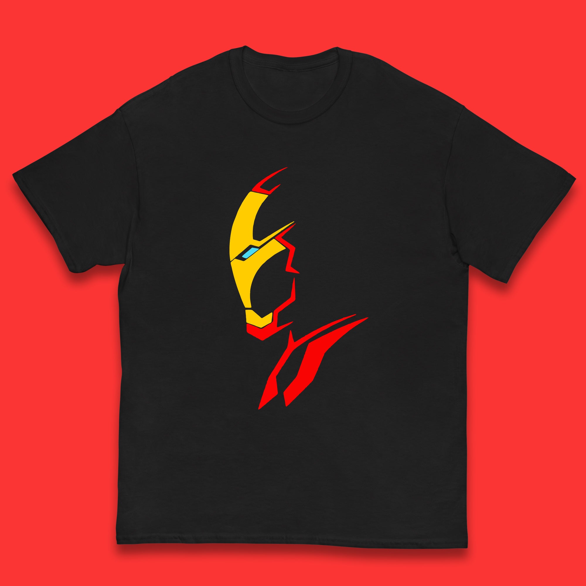 Marvel Avengers Iron Man Superhero Comic Book Character Iron-Man Marvel Comics Kids T Shirt 140