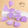 10PCS Triangle Powder Puff Soft Makeup Sponge For Face Eyes Contouring Shadow Cosmetic Washable Mini Velvet Foundation Puff