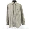 LYLE & SCOTT BLACK LABEL Long Sleeve Wool Angora Cashmere Shirt Men’s L Beige stripe(USED)