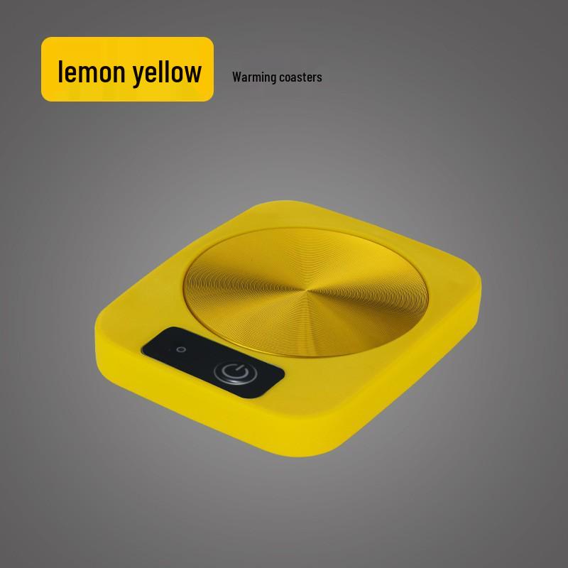 USB-Powered Ceramic Heated Coaster for Constant 55°C Warmth - Ideal Gift