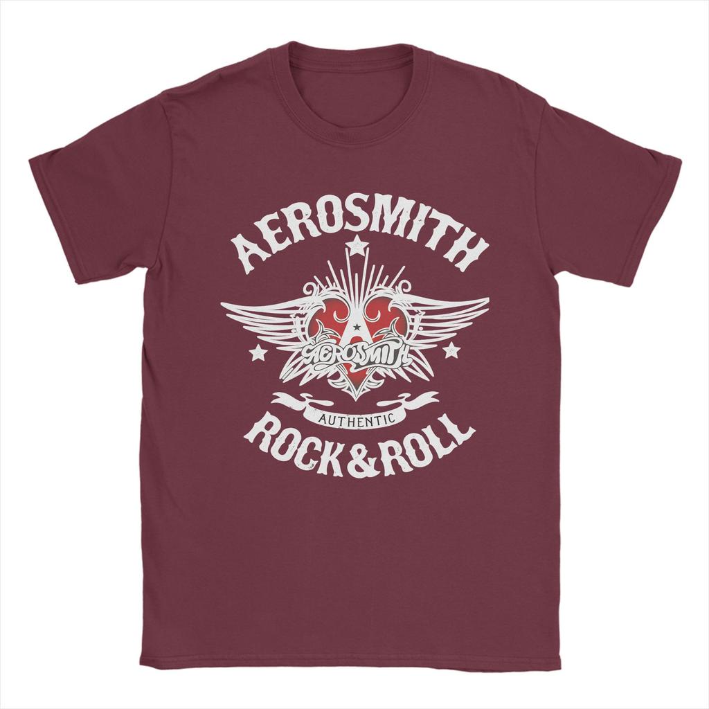 Aerosmith Tour TShirt Beach Cotton T Shirts For Mens Fashion Custom DIY Tshirt Short Sleeve Y2K Funny Tops