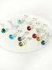 Minimal Piercing 925 Silver Lucky Birthstone Earrings