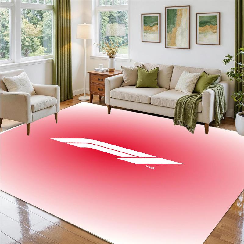 F1 Design Crystal Velvet Rug Soft Decorative Mat for Bedroom Entrance