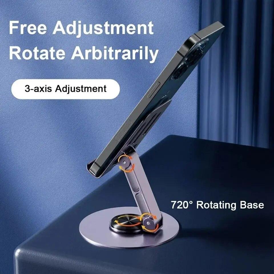 Soporte metálico para tableta con rotación de 360 ​​grados, soporte para iPad, soporte para tableta, soporte Flexible ajustable para teléfono móvil