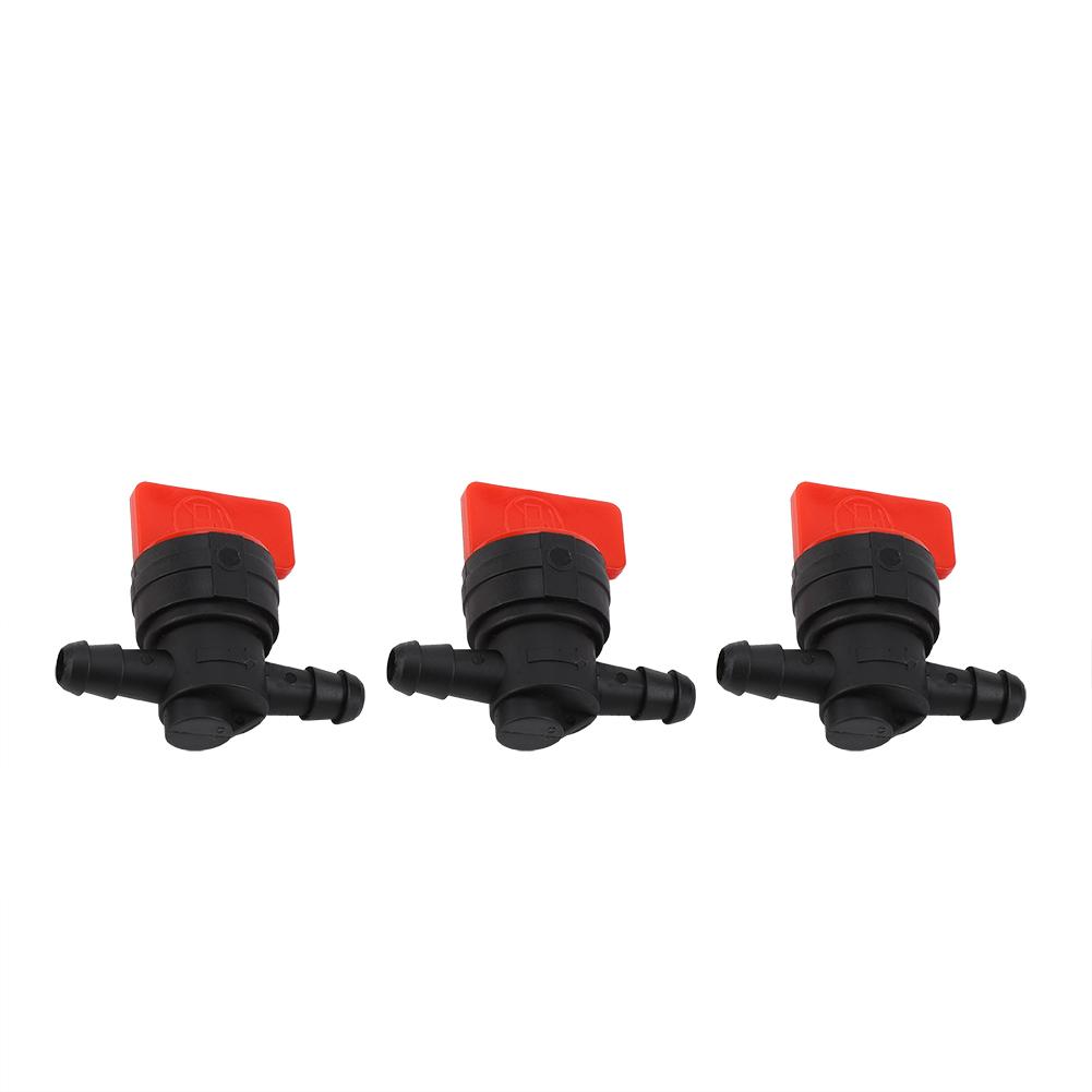 Valvola di arresto, Valvola di arresto carburante con set di fascette filtranti, Installazione facile, per Tosaerba, Decespugliatore da giardino,
