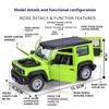 1/24 Scale Suzuki Jimny Alloy Off Road Diecast Model Hight Simulation Sond Light Pull Back Toy Decorative Trendy Ornaments Gifts