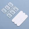 Cross Stitch No Drill Transparent Seamless Adhesive Hooks Removable Storage Hanger Photo Frame Hook