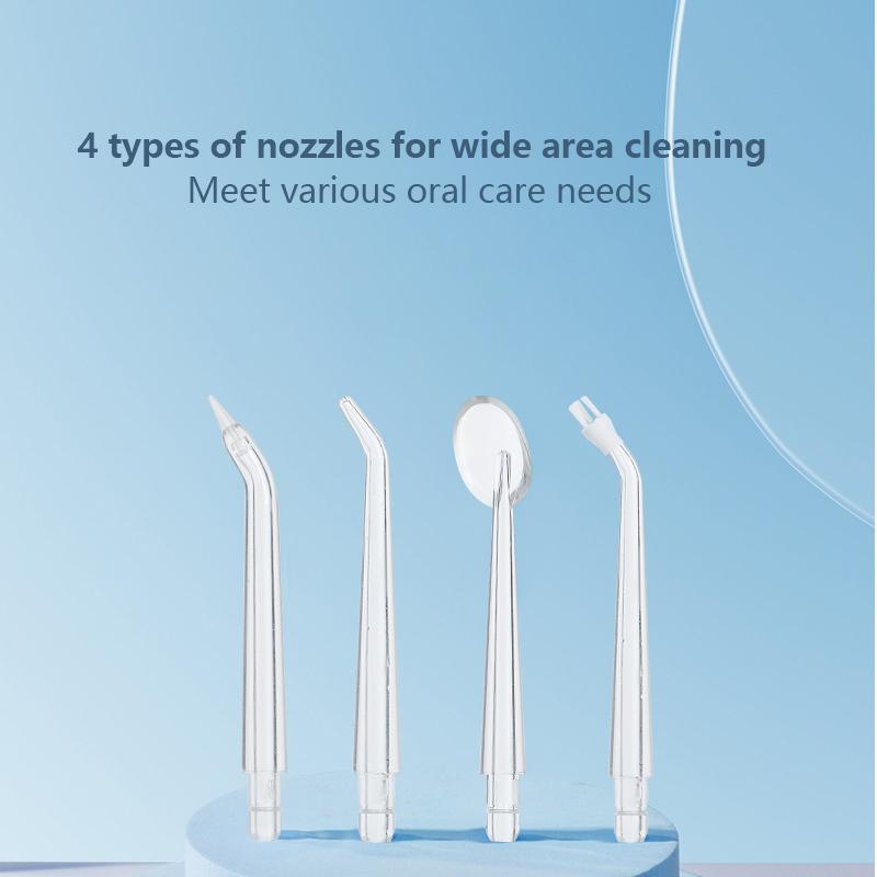 Portable Oral Irrigator Water Flosse for Teeth 3 Cleaning Modes Dental Oral Irrigator 300ML Large Water Tank for Traveling