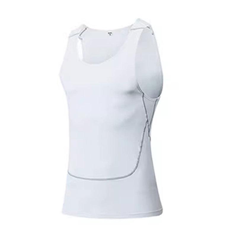 Men's Breathable Quick-Dry Slim Fit Sports Vest for Running, Training, and Basketball