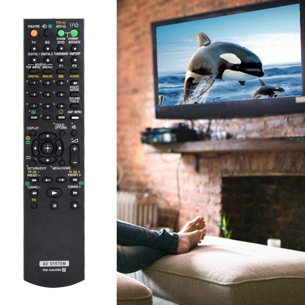 Fjernkontrollkontrollerstatning for Sony RM-AAU060 AV-mottakersystem-TV