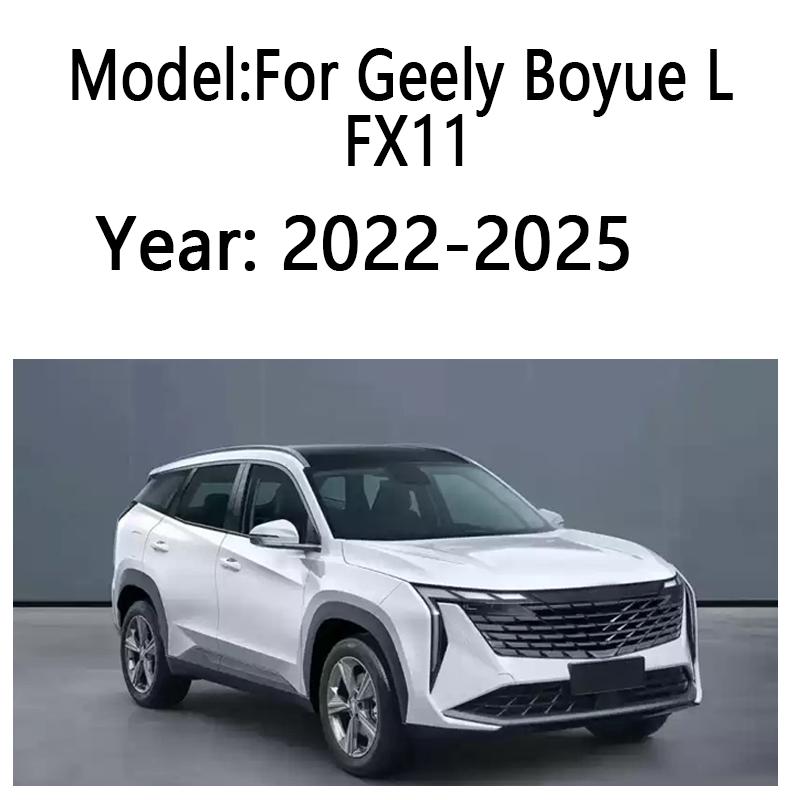 For Geely Boyue L Starray Atlas FX11 2022-2025 Car Trunk Cargo Cover Luggage Tray Storage Security Partition Mat Car Accessories