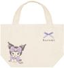 Crux Sanrio Mini Tote Bag, Runrun Ribbon, Kuromi 136238