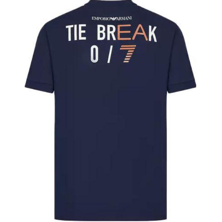 EMPORIO ARMANI EA7 SS23 T Shirt Men's Marine Blue 3RPT23PJNUZ-1-1554