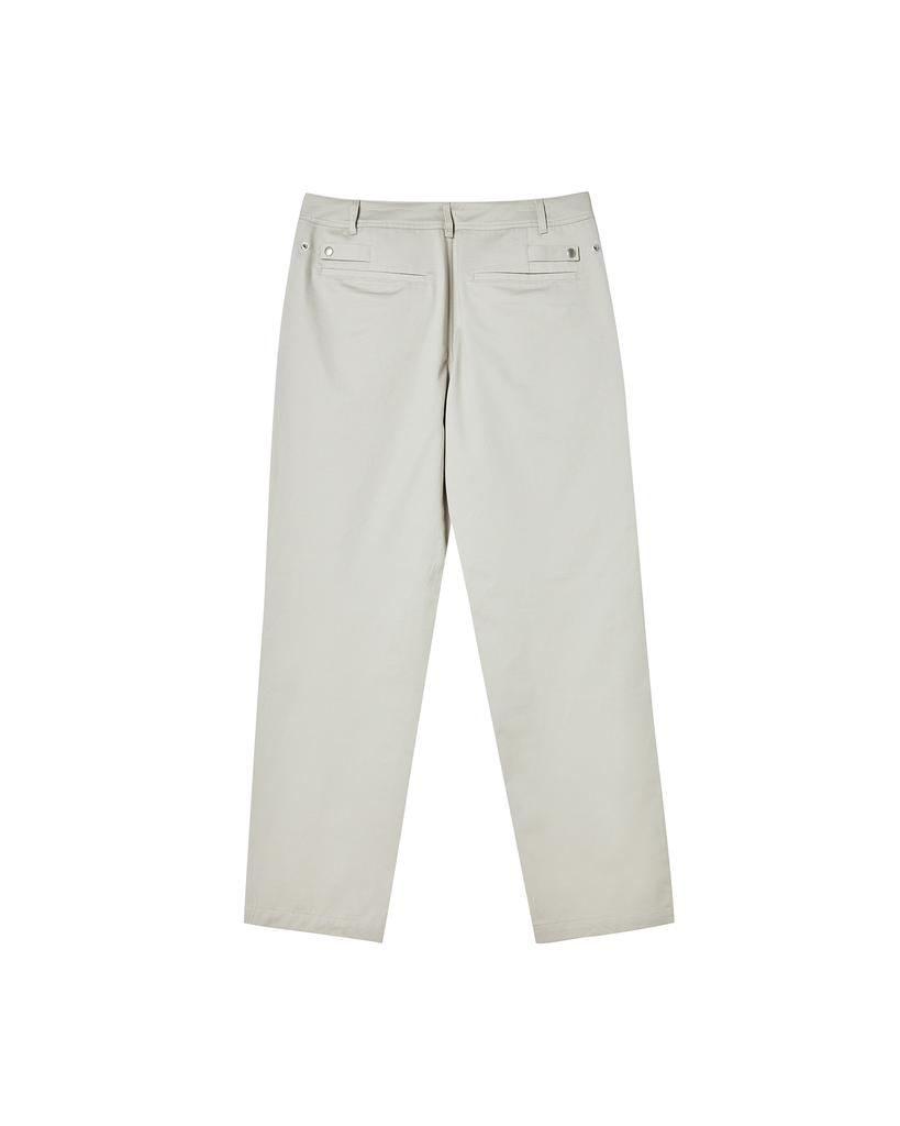 WORTHWHILE MOVEMENT Officer Chino Pants (Ecru)