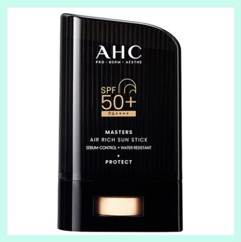AHC Masters Air Rich Sun Stick SPF50+ PA++++ Lightweight UV Protection Sunscreen Stick 14g