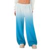 Women's Fleece Wide Leg  Elastic Waist Drawstring Loose Pants Drawstring Pajama Pants Sleepwear Trousers