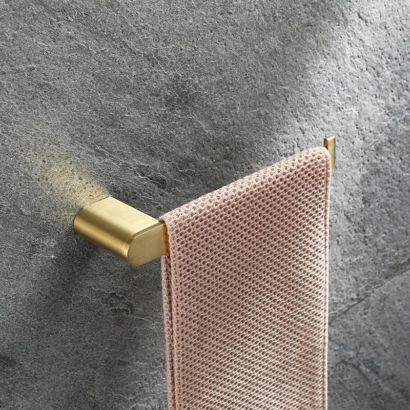 cmaos Brushed Gold Towel Ring