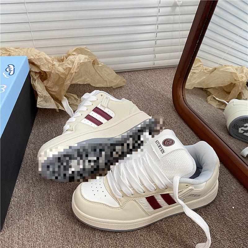 Herrenschuhe Brotchuhe Trend 2 Winter Retro Neu Streetstyle Vielseitig Weiße Schuhe Freizeit Board Schuhe