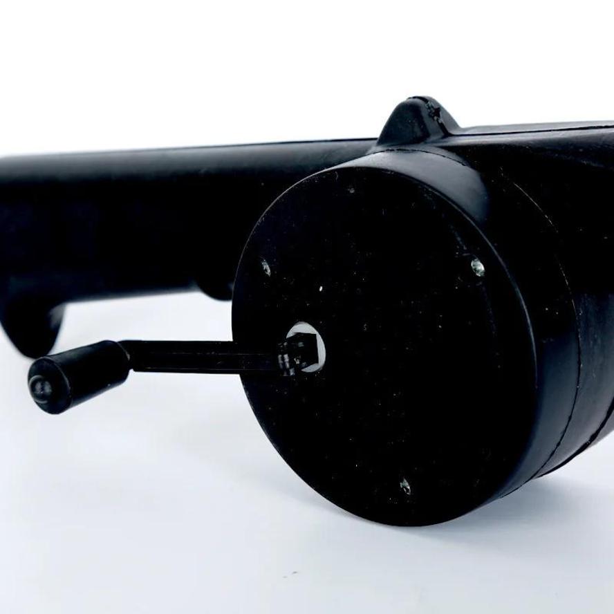 1 Pcs Outdoor BBQ Fan Hand Crank Blower Portable BBQ Fire Bellows Tool Picnic Camping Accessories Outdoor Kitchen