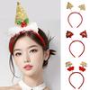 Decorações de Natal Feliz Festa Lantejoula Aro de Cabelo Alce/Árvore/Papai Noel Tiara Apresentações de Palco Faixa de Cabelo Suprimentos para Festival
