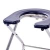 Elderly Squat Toilet Seat Stool Commodes Chair, Washable Frosted Board, Portable Folding