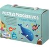 Puzzle progressif - dohe - océan - 36 pièces - pour enfants de 4 à 6 ans - développement cognitif