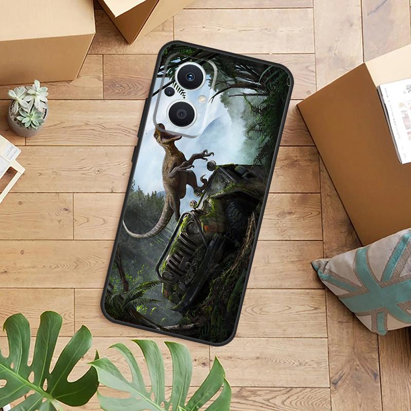 Dinosaur Case For OPPO Reno 14F 13F 12F 10 11 12 13 14 Pro 8T 7 8 Lite OPPO Find X8 X6 X5 X9 Pro Cover