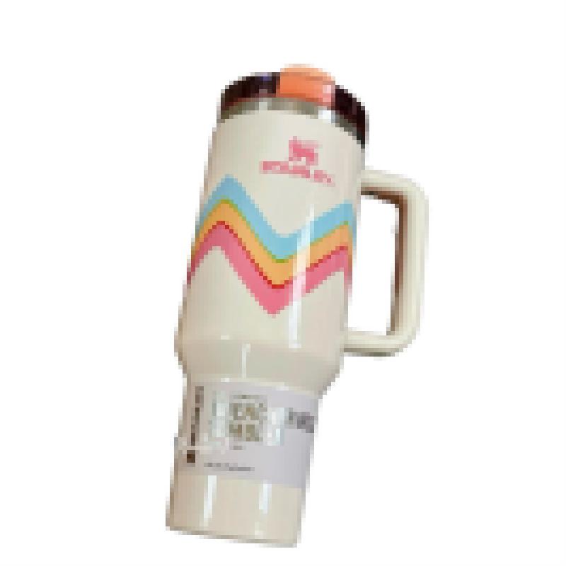 Osterei Limited Edition 40oz Trinkbecher mit Strohhalm und Henkel Vakuumisoliert Reisebecher, 1,18L Großes Fassungsvermögen