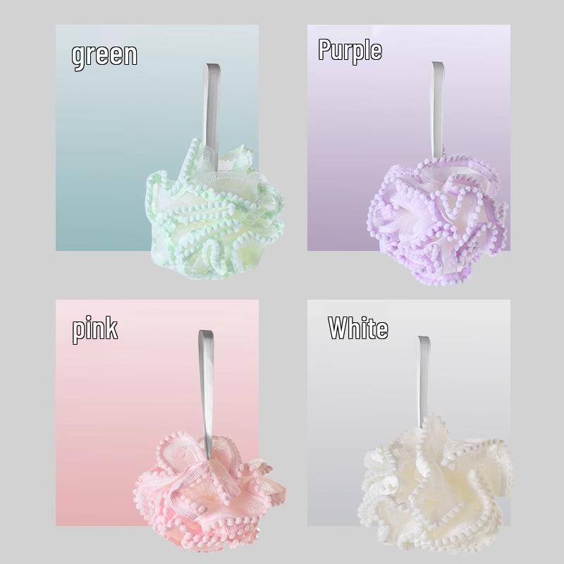 Luksusowa Duża Miękka Kąpielowa Gąbka Prysznicowa dla Kobiet - Trwała, Spieniająca do Szorowania i Złuszczania Pleców.