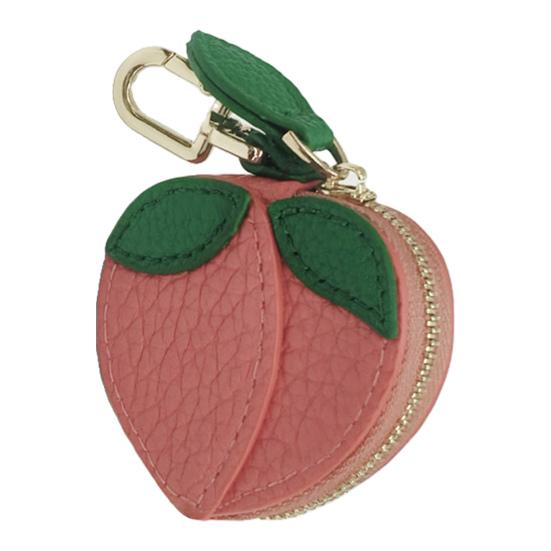 Cute Fruit Coin Purse Bag Charm Mini Fruit Coin Wallet Zipper Change Purse Keychain Charm for Handbag Tote Wallet Accessories