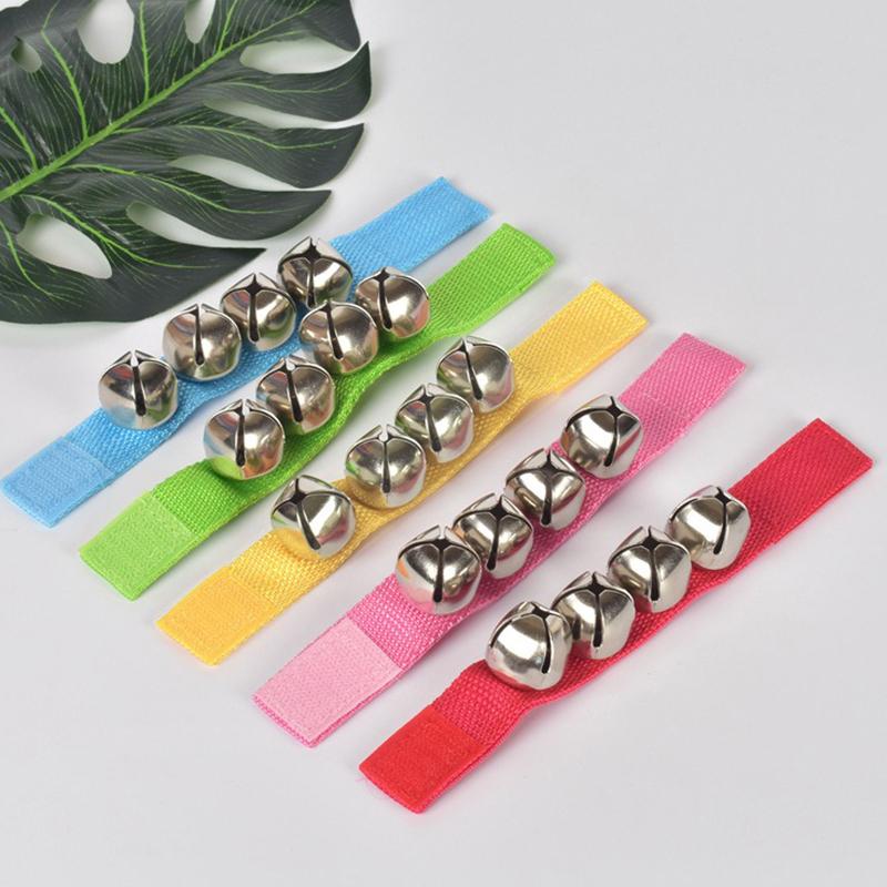 2PCS Pulseira Azul Sino Sacudindo Sino Decoração de Festival Jingle Festa Produzir Ruído Acompanhamento Natal Ano Novo Lembrancinhas ZYF