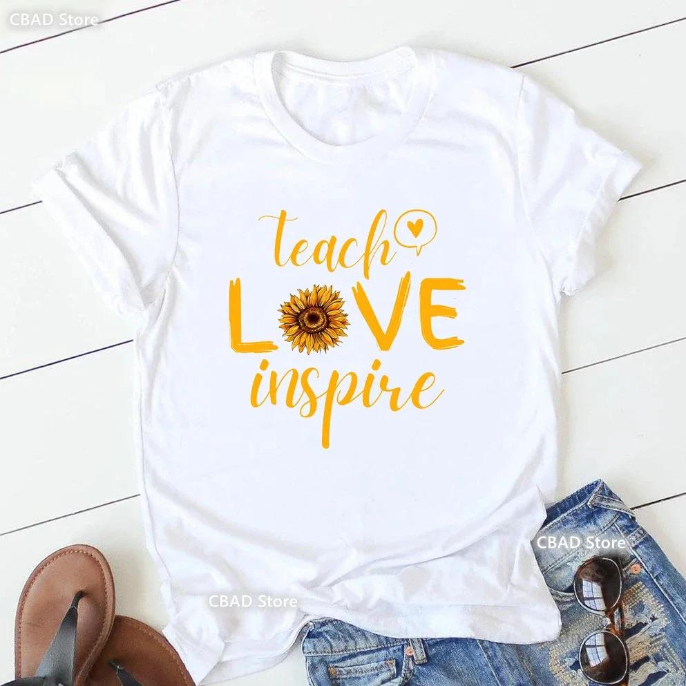 Hot Selling Women's Top Hot Selling Love Personality Pattern Printed Short-sleeved T-shirt Women Summer polyester fabric