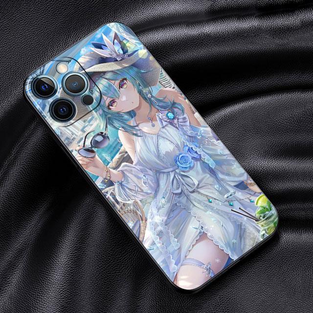 Soft Case For Apple iPhone 11 13 Pro Max 14 12 Mini 7 8 Plus X XS XR SE 2020 6 6S 5 5S Phone Cover Funda Genshin Impact Girl Sac