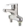 VEMUSE 304 Stainless Steel Dual-Handle Washbasin Faucet