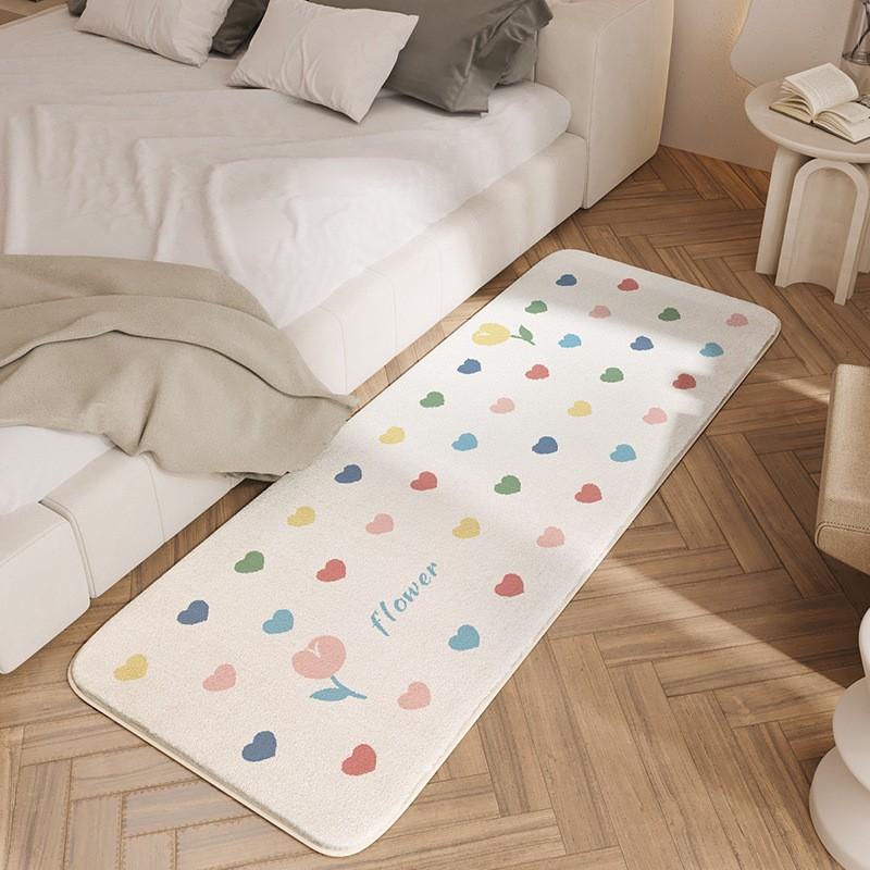 

Modern Style Bedroom Decor Carpet Thick Plush Carpets for Living Room Washable Bedside Anti-slip Floor Mat Fluffy Soft Study Rug 80*120cm