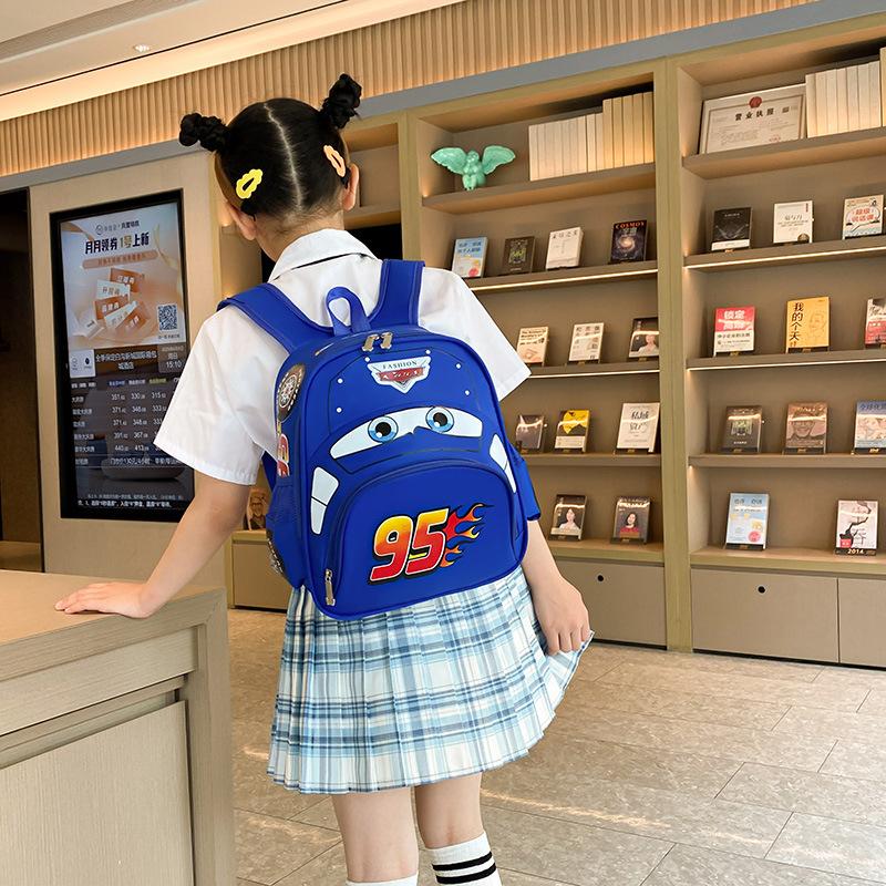 Mode neuer Kindergarten-Schulranzen süßer Kinderrucksack Cartoon-Auto-Rucksack Jungen und Mädchen Reiserucksack