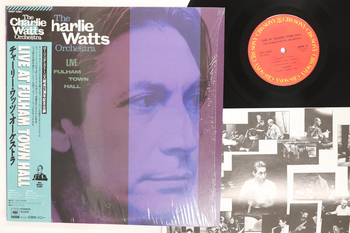 LP Record CHARLIE WATTS  Live At Fulham Town Hall 28AP3284 CBS SONY 1987 Japan Obi Jazz Used