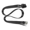 High Efficiency 8Pin (6+2) Male PCIe Cable Male PCIExpress Power Cable for Graphics Card Tinned Copper Cores Wire