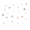 36pcs Bohemian Heart Wall Stickers Hearts Art Wall Beautification Decals Children Baby Girls Bedroom Nursery Wallpapers Decor