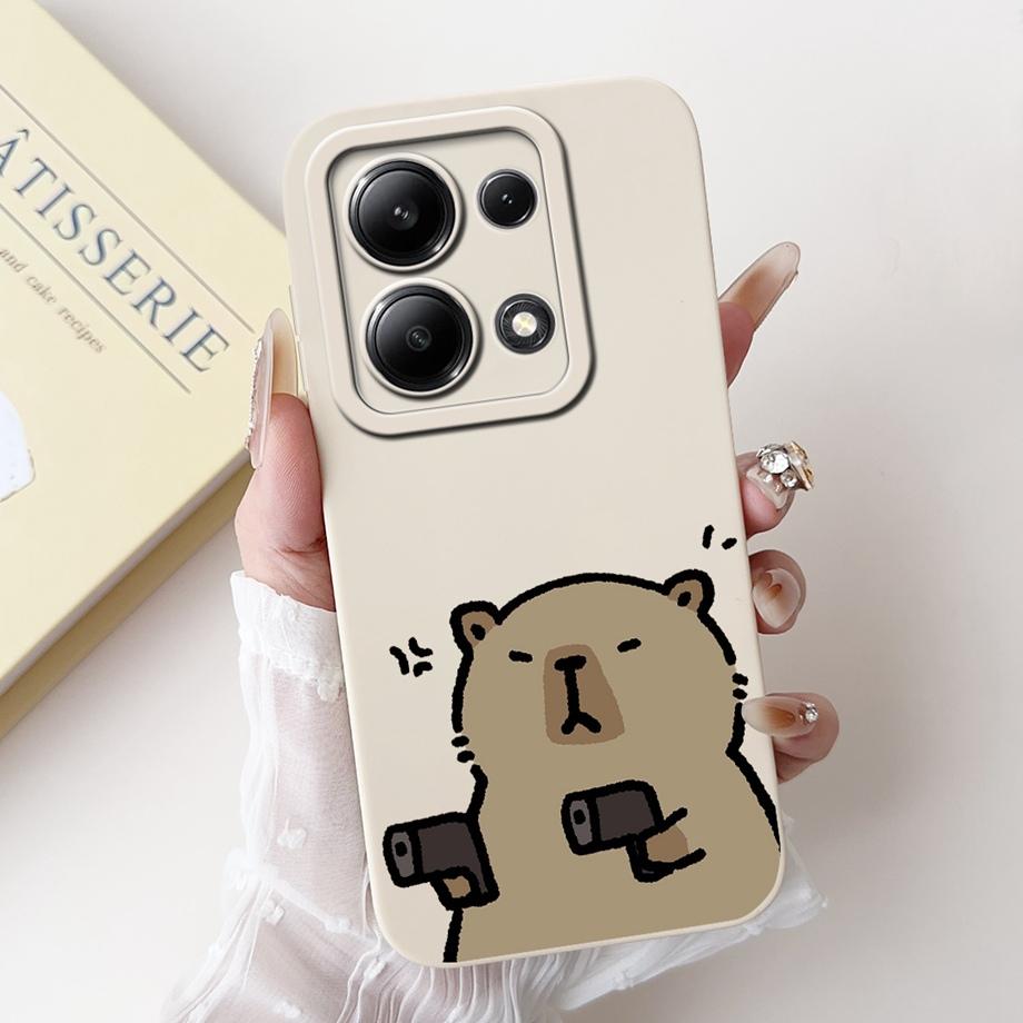 Für Xiaomi Redmi Note 13 Pro Plus Handyhülle Weiche Matte Silikon Hülle Redmi Note 13 Pro Note13 4G 5G Funda Cartoon Rückseite
