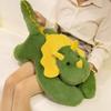 Cute Triceratops Doll Plush Toy Green Dinosaur Doll Girl Sleeping Company Soothing Doll