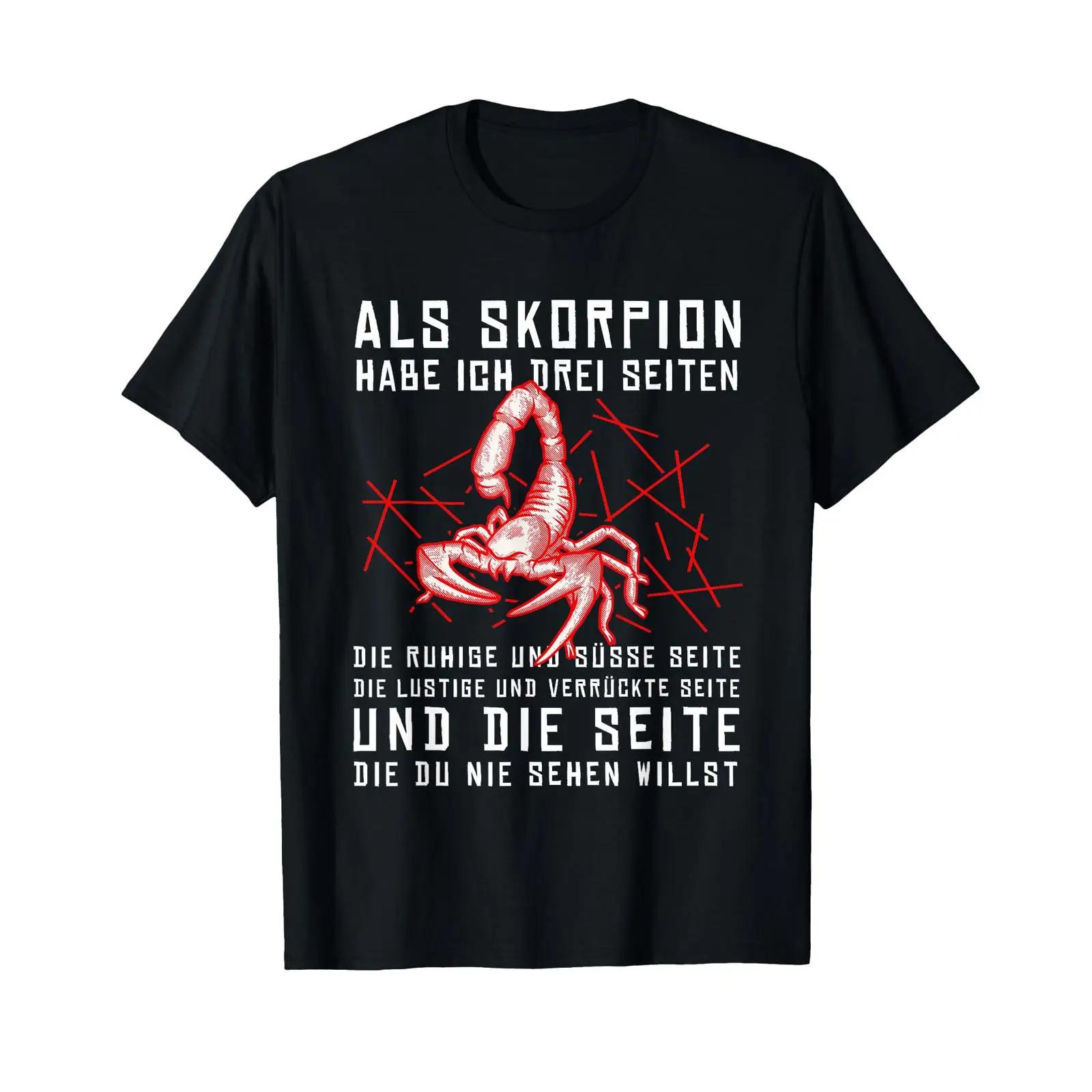 

Funny Zodiac Sign Scorpion Birthday Sayings Humour T Shirt vintage Washed Slightly Top For Everyday Wear Stylish fashion 5XL різнокольоровий