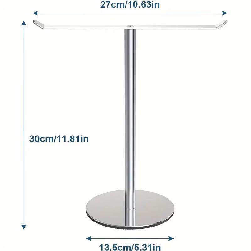 YIXI T-Shaped Stainless Steel Towel Rack