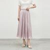 A-Line High-Waisted Pleated Midi Skirt