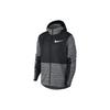 Full-Length Zip-Up Basketball Hoodie Jacket Men Outerwear Black 857045-010